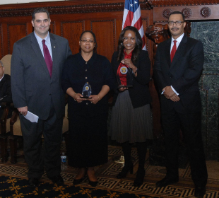 Philly311 winning the Managing Director's Office "High Performing Department of the Year Award"